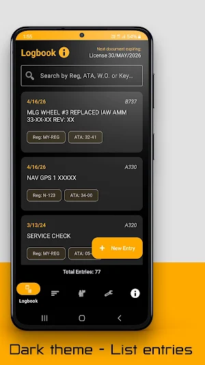Aero Pro - Maintenance Logbook Screenshot 2