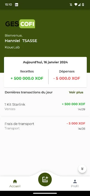 GESCOFI Screenshot 1