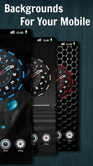 Analog Clock Live Wallpaper 2020 4K Backgrounds HD screenshot 4