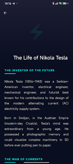 Nikola Tesla Quotes Screenshot 3