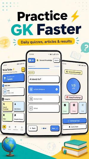 Trivia Turbo: GK & Affairs Screenshot 0