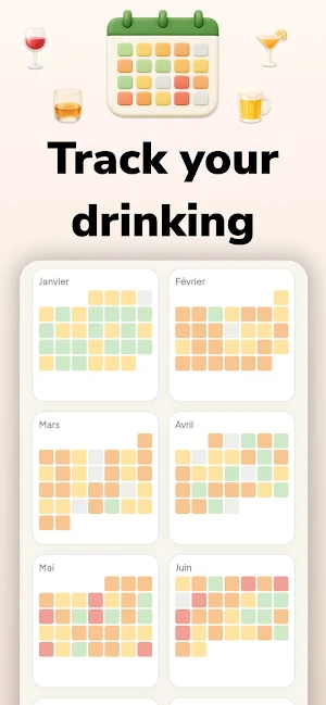 DryDays: Drink & Sobriety Log Screenshot 0