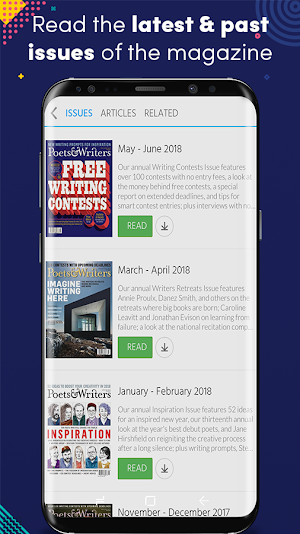 Poets & Writers Magazine Screenshot 0