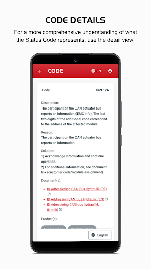 PALFINGER Palcode Screenshot 1