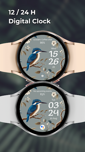 EXD082: Bird Watch Face Screenshot 1