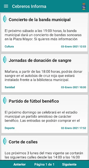 Cebreros Informa Screenshot 0