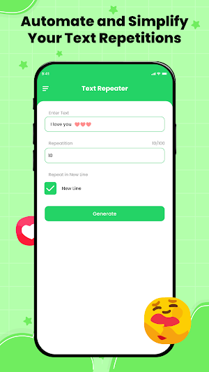 Text Repeater - Repeat & Copy Screenshot 1