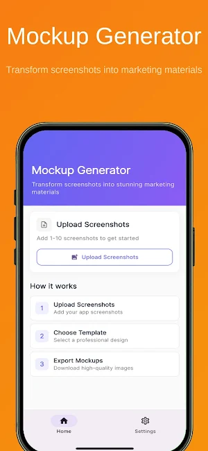 Screenshots AI: Mockups Screenshot 0