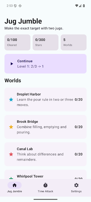Jug Jumble Screenshot 1