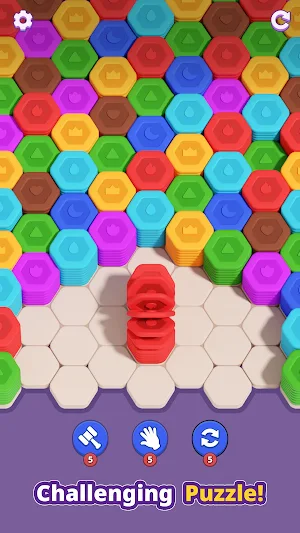 Hexa Sort Journey Screenshot 1