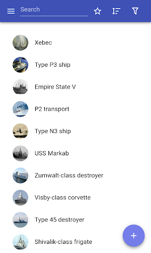 Ship types Screenshot 0