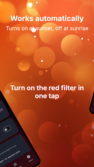 Red Screen Night Filter Screenshot 1