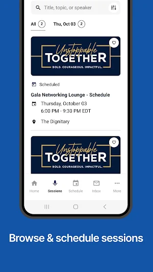 ELC Gala Networking Lounge Screenshot 1