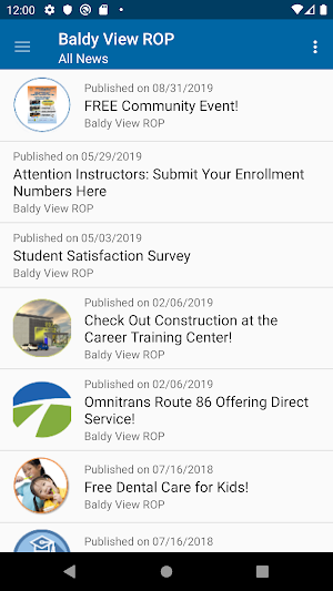 Baldy View Regional Occupational Program Screenshot 0