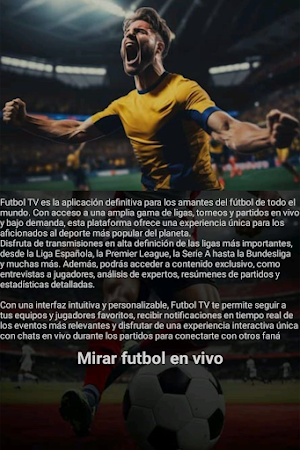 Futbol TV En Vivo Screenshot 1