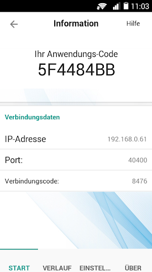 PAS Dial Screenshot 1
