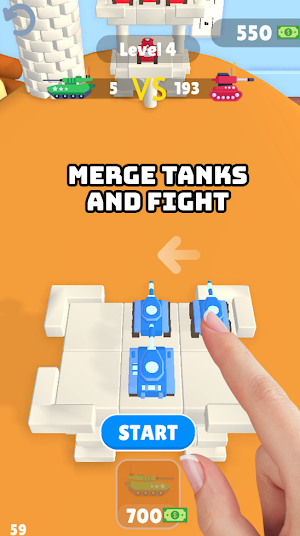 Merge Toy Tanks Screenshot 0