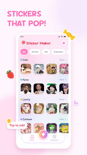 Gummy Pop: Sticker Maker Screenshot 0