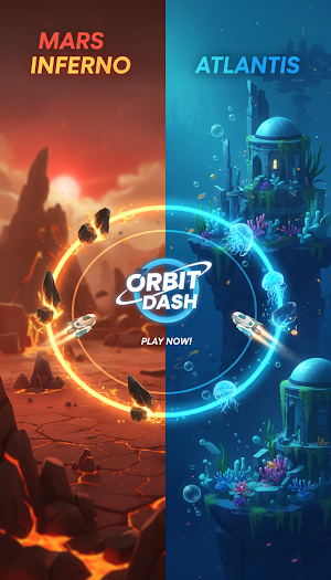 Orbit Dash Full : Neon Reflex Screenshot 3