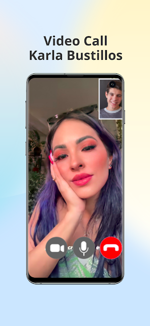 Karla Bustillos Video Call Screenshot 2