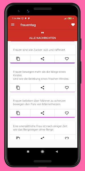frauentag SMS 2021 Screenshot 0