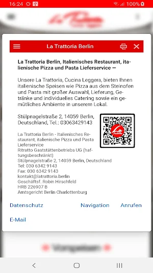 La Trattoria - Order food Screenshot 1