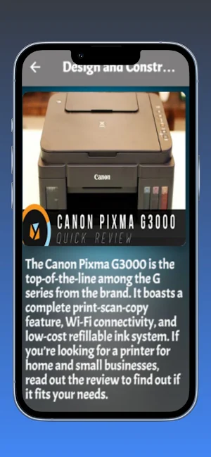 canon pixma g3000 guide Screenshot 1
