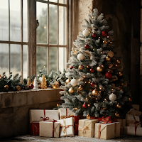 Window-Side Christmas Tree
