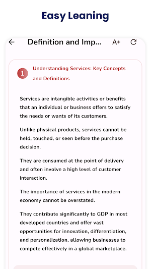 Services Marketing Quick Notes Screenshot 1