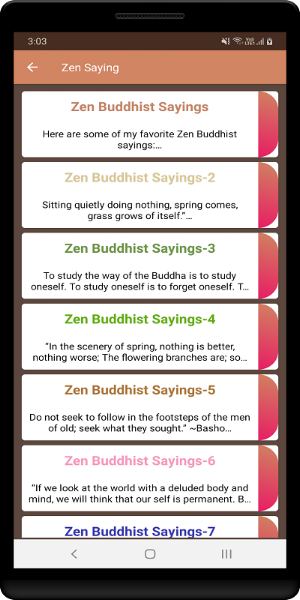 Zen Saying Screenshot 0