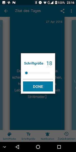 Zitate, Sinnsprüche - Zitag de Screenshot 2