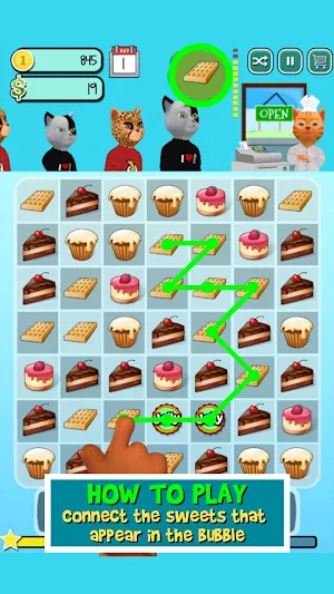 Cat Leo's Bakery Kitchen Game Screenshot 0