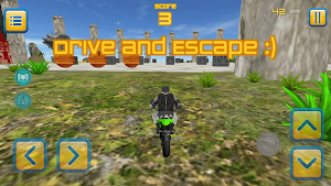 Motorbike Monster Escape 3D Screenshot 3