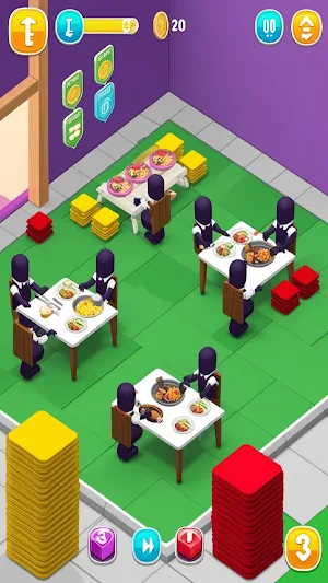 Idle Burger Shop Tycoon 3D Screenshot 1