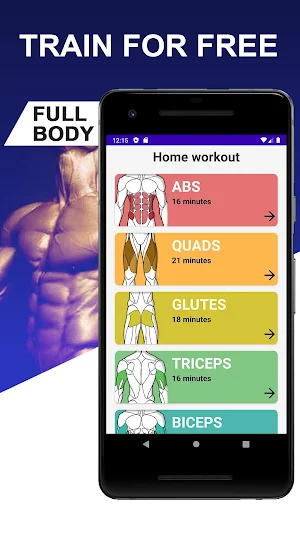 Home Workout - No Equipment Free App Screenshot 0