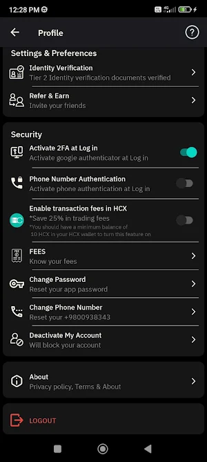 Trading Terminal -Trade Crypto Screenshot 3