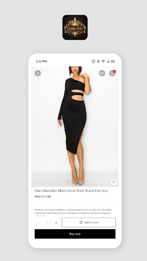 Golden Heir Shopping App Screenshot 2