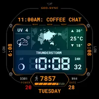 Geo-Sync Watch Face 118