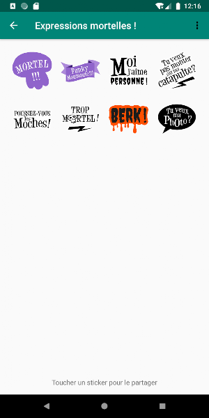 Stickers Mortelle Adèle Screenshot 2