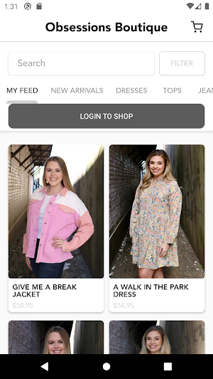 Obsessions Boutique Screenshot 1
