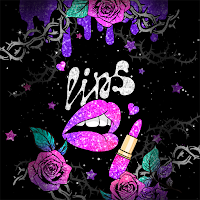 Glitter Lip Rose - Wallpaper