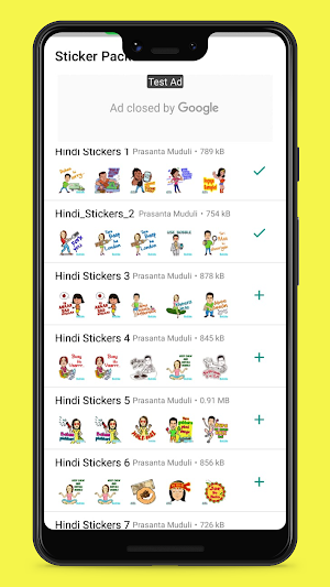 Hindi Stickers Screenshot 0