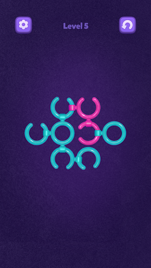 Untangle Rings Screenshot 1