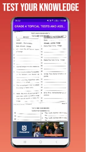 Grade 4 Subjects Topical Tests Screenshot 1
