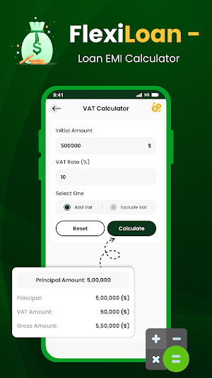 FlexiLoan -Loan EMI Calculator Screenshot 2