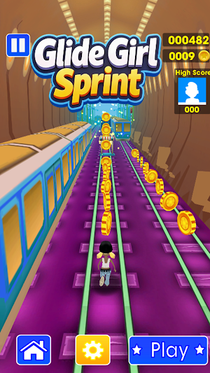 Glide Girl Sprint Screenshot 1