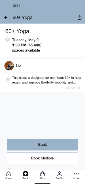 Vintage Oaks Fitness Classes Screenshot 2