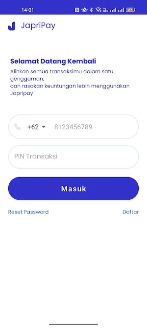 Japri Pay Screenshot 2