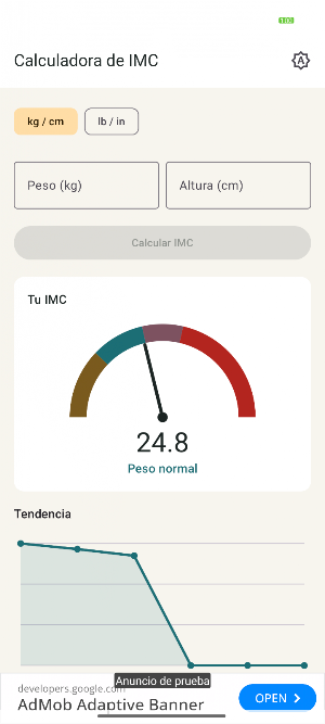 Calculadora de IMC Screenshot 0