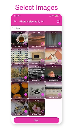 Photo Compressor Screenshot 1